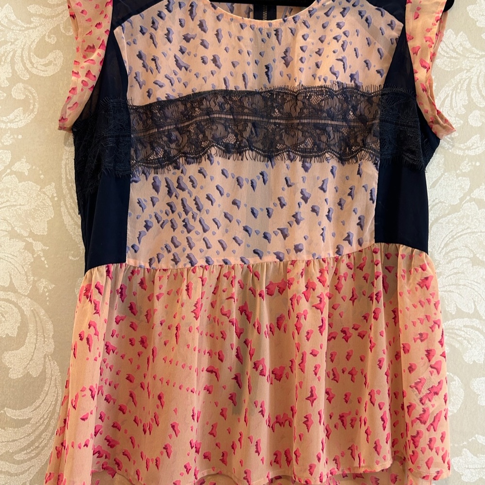 Anthropologie Maeve summer sheer top